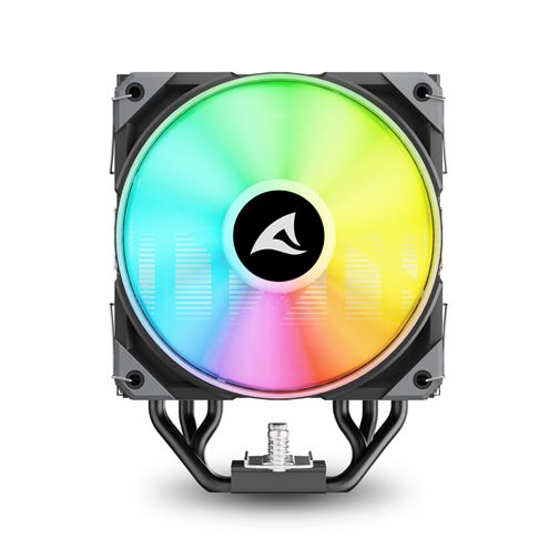 SHARKOON DISSIPATORE AD ARIA 1X 120MM ARGB PWM FAN, 5X COPPER PIPES, DIRECT TOUCH, TDP 230W, EFFETTO [A50 RGB BLACK]