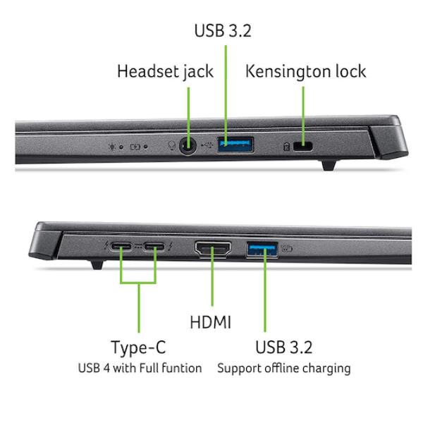 ASPIRE 14 COPILOT+PC AI A14-52M-55D0 [NX.JFVET.006]