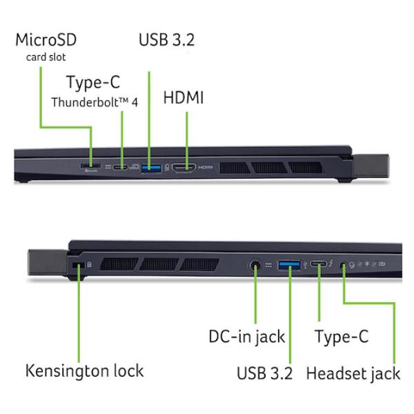 ACER NB GAMING 14" PREDATOR HELIOS NEO 14 Intel Core Ultra 9 185H 16GB 1T SSD RTX 4070 8GB FREEDOS [NH.QRKET.001]