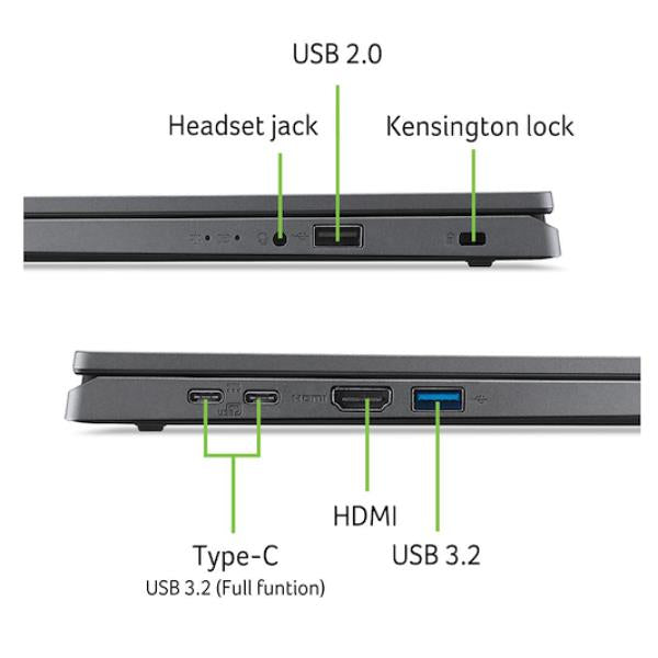 ACER NB 15,6" EX215-23-R3JF Ryzen 3 7320U 8GB 256GB SSD FREEDOS [NX.EJ5ET.001]