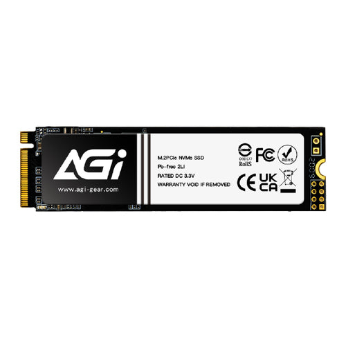 AGI SSD INTERNO AI828 1TB PCI-E 4.0 NVME M.2 2280 7400/5000 MBS R/W [AGI1T0G4LAI828]