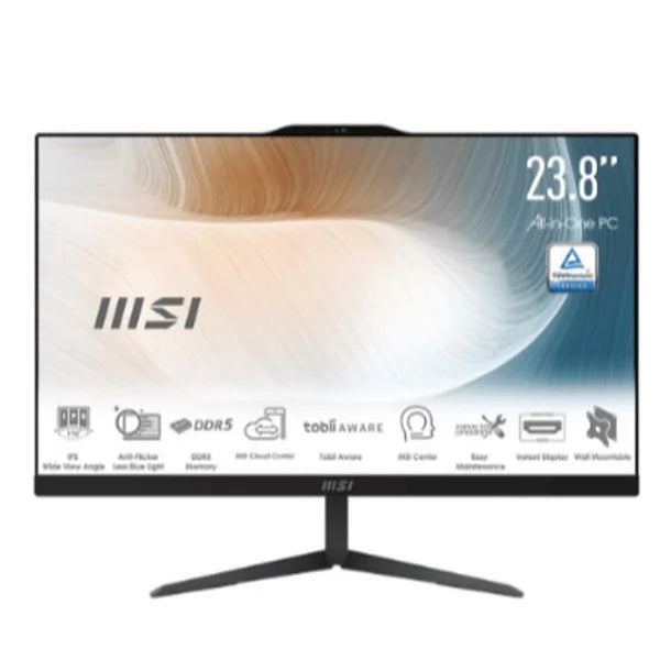 MSI PC AIO 23,8" BLACK Intel Core 5 120U 16GB 512GB SSD WIN 11 PRO [AM242 1M-2284EU]