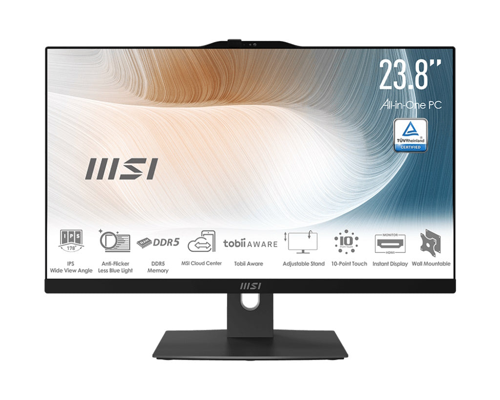 MSI PC AIO 23,8" TOUCH BLACK INTEL CORE 5 120U 16GB 512GB SSD WIN 11 PRO [AM242TP 1M-1246IT]
