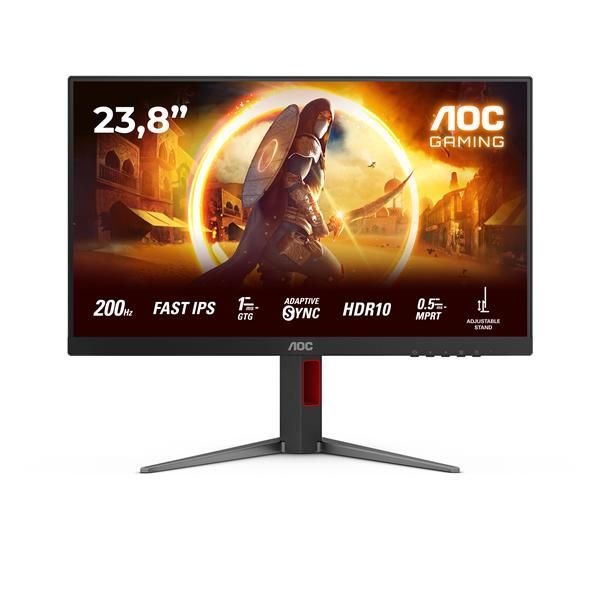 Aoc G4 Series - 23.8 inch - Full HD LED - 1920x1080 - 200hz - Black - Pivot - HAS [24G4HA]