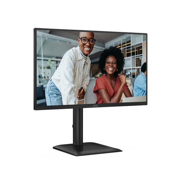 AOC MONITOR 23,8 LED IPS FHD 16:9 4MS 300 CDM, PIVOT, USB-C, DP/HDMI, MULTIMEDIALE [24E4CV]