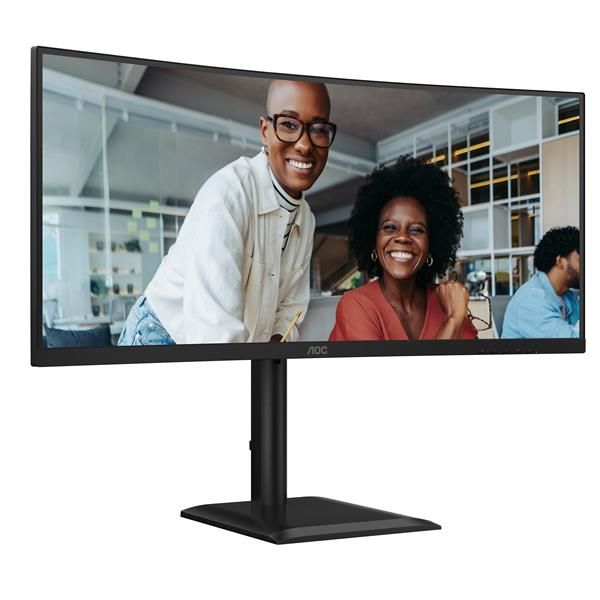 AOC MONITOR CURVO 34 LED VA UWQHD 21:9 4MS 120hz 350 CDM, REG ALTEZZA, USB-C, DP/HDMI, MULTIM [CU34E4CV]