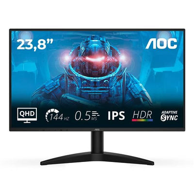 AOC MONITOR GAMING 23,8 LED IPS QHD 16:9 0,5MS 144Hz 300 CDM, DP/HDMI [Q24B36X]