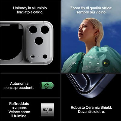 iPhone 17 Pro 512GB color argento [MG8K4QL/A]