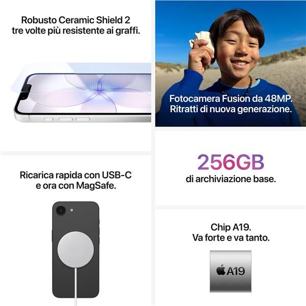 APPLE IPHONE 17E 256GB WHITE [MHRW4QL/A]