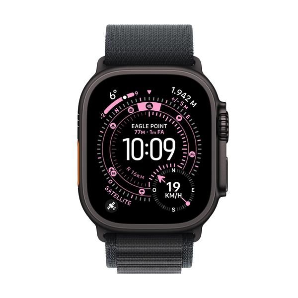 APPLE WATCH ULTRA 3GPS E CELLULAR49MMBLACK TITANIUM CASE WITH BLACK ALPINE LOOP, LARGE [MF0X4QL/A]