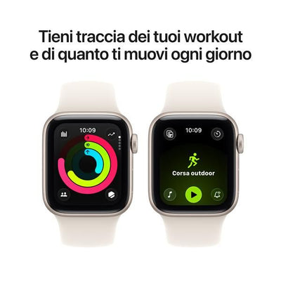 APPLE WATCH SE 3GPS 40MMSTARLIGHT ALUMINIUM CASE WITH STARLIGHT SPORT BAND - S/M [MEH34QL/A]