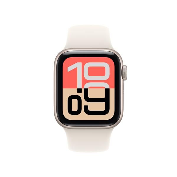 APPLE WATCH SE 3GPS 40MMSTARLIGHT ALUMINIUM CASE WITH STARLIGHT SPORT BAND - S/M [MEH34QL/A]