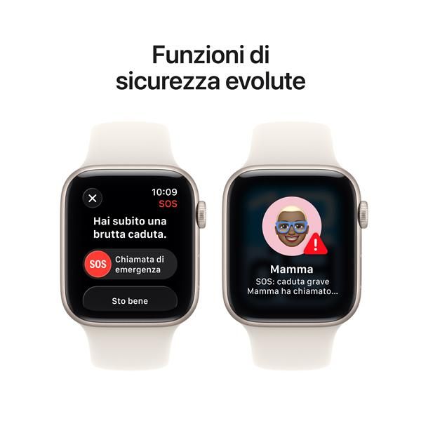 APPLE WATCH SE 3GPS44MMSTARLIGHT ALUMINIUM CASE WITH STARLIGHT SPORT BAND - S/M [MEHG4QL/A]