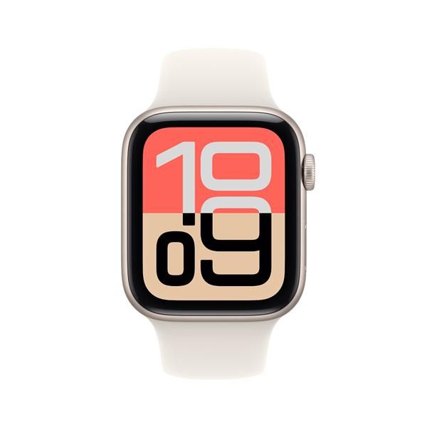 APPLE WATCH SE 3GPS44MMSTARLIGHT ALUMINIUM CASE WITH STARLIGHT SPORT BAND - S/M [MEHG4QL/A]