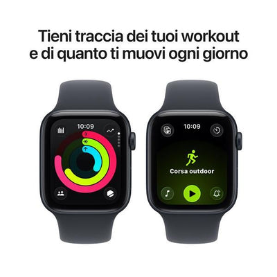 APPLE WATCH SE 3GPS44MMMIDNIGHT ALUMINIUM CASE WITH MIDNIGHT SPORT BAND, M/L [MEHQ4QL/A]