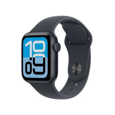Apple Watch SE 3 GPS + Cellular, Cassa 40 mm in alluminio mezzanotte con Cinturino Sport mezzanotte - M/L [MEPC4QL/A]