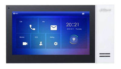 Dahua-VTH2421FW-P-Dahua Videocitofono - Postazione interna - Touch Screen 7" 1024x600 - Plastica - Bianco - PROMO ESAURIMENTO SCORTE [VTH2421FW-P]