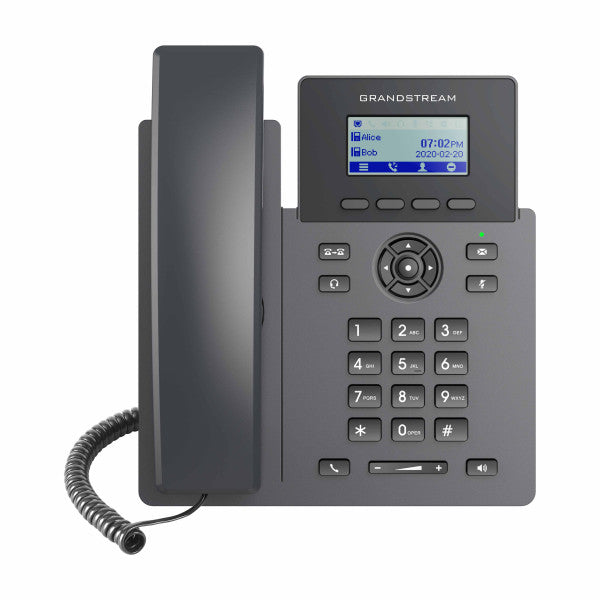 Grandstream GRP-2601, IP NETWORK TELEPHONE - 2 account SIP, Porte Ethernet da 10/100 Mbps [GRP-2601]