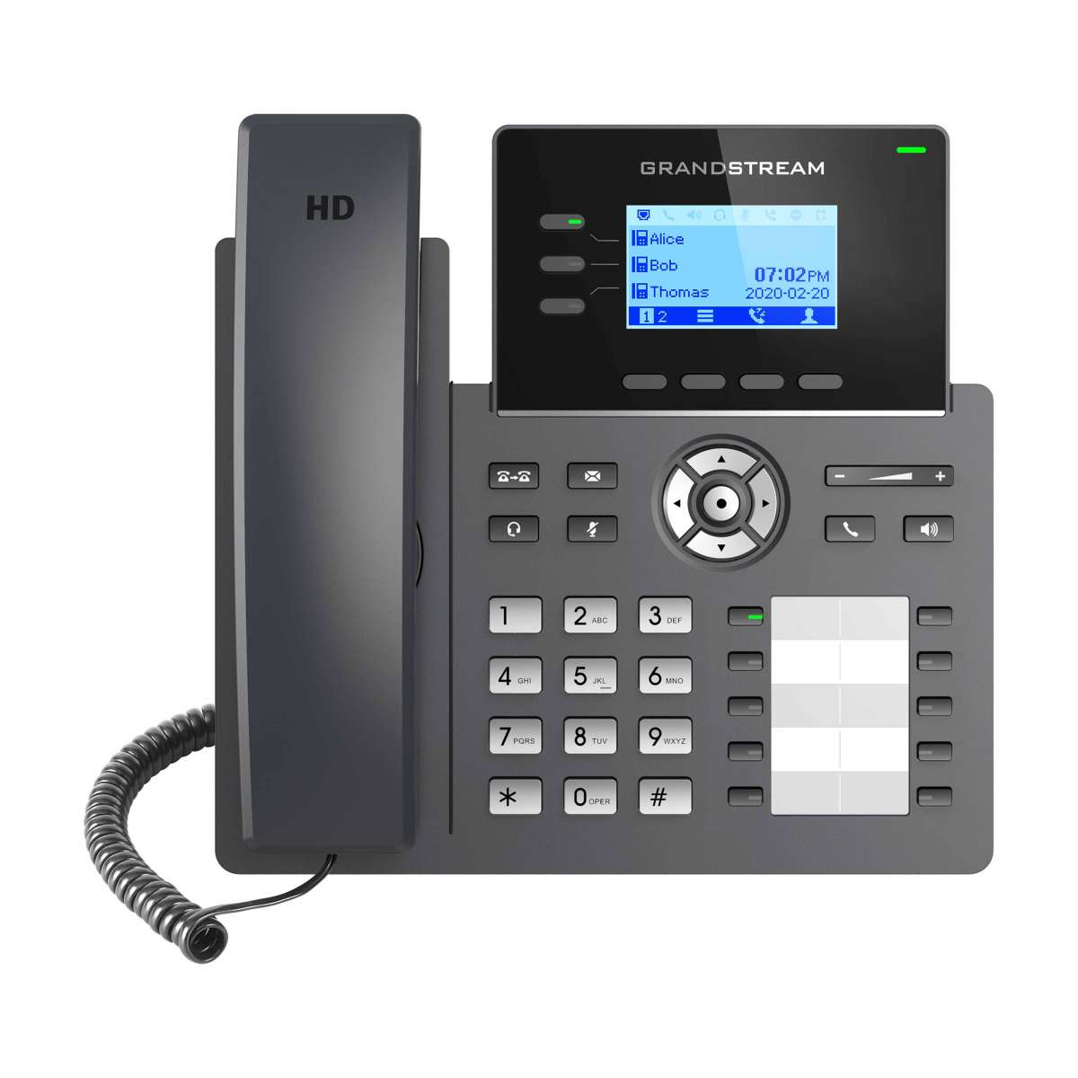 Grandstream GRP-2604 - IP PHONE, 3 linee, 6 account SIP, Gigabit, 10 BLF [GRP-2604]