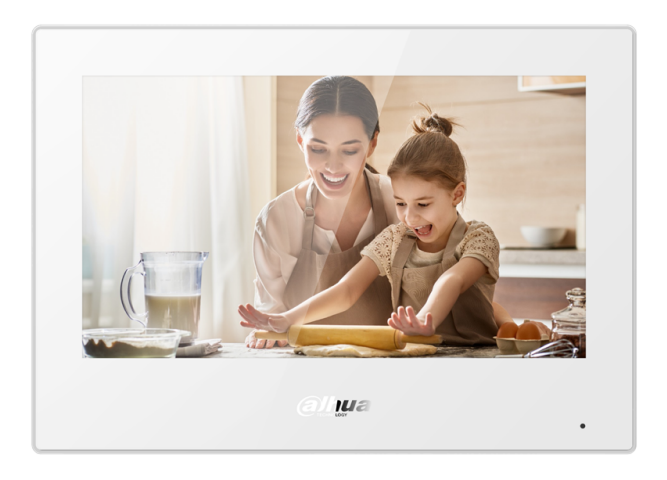 Dahua Videocitofono - Postazione interna - Android based - Touch Screen 7" 1024x600 - Wi-Fi - Plastica - Bianco - PoE - PROMO ESAURIMENTO SCORTE [VTH5321GW-W]