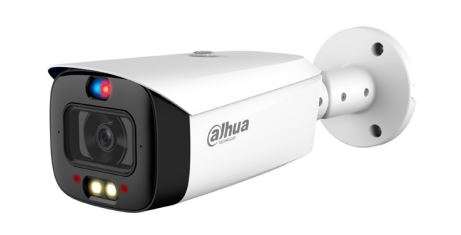 Dahua - Telecamera bullet IP AI WizSense TiOC 2.0 Full-color con Smart Dual Light e deterrenza attiva da interno/esterno IP67 [IPC-HFW3849T1-ZAS-PV-S5]