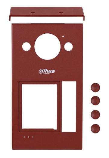 Dahua Videocitofono - Accessori - Copertura anti-pioggia, cover e tasti rossi per VTO3312Q-P - PROMO ESAURIMENTO SCORTE [VTM58]