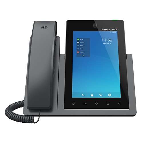 Grandstream GXV-3470, Android Video IP Phone - 16 account SIP, 2 PoE Gigabit, Display Touch 7? a colori [GXV-3470]