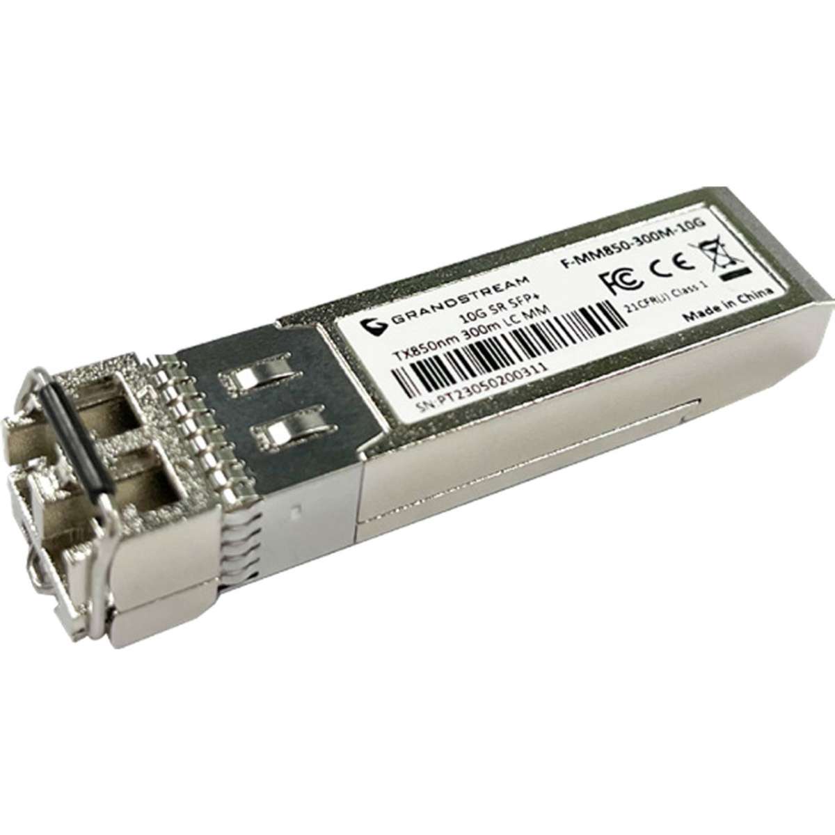 Grandstream SFP+ Fiber Module (Multi-Mode, 850nm Wave-Length, 300-Meter, 10Gbps) [F-MM850-300M-10G]