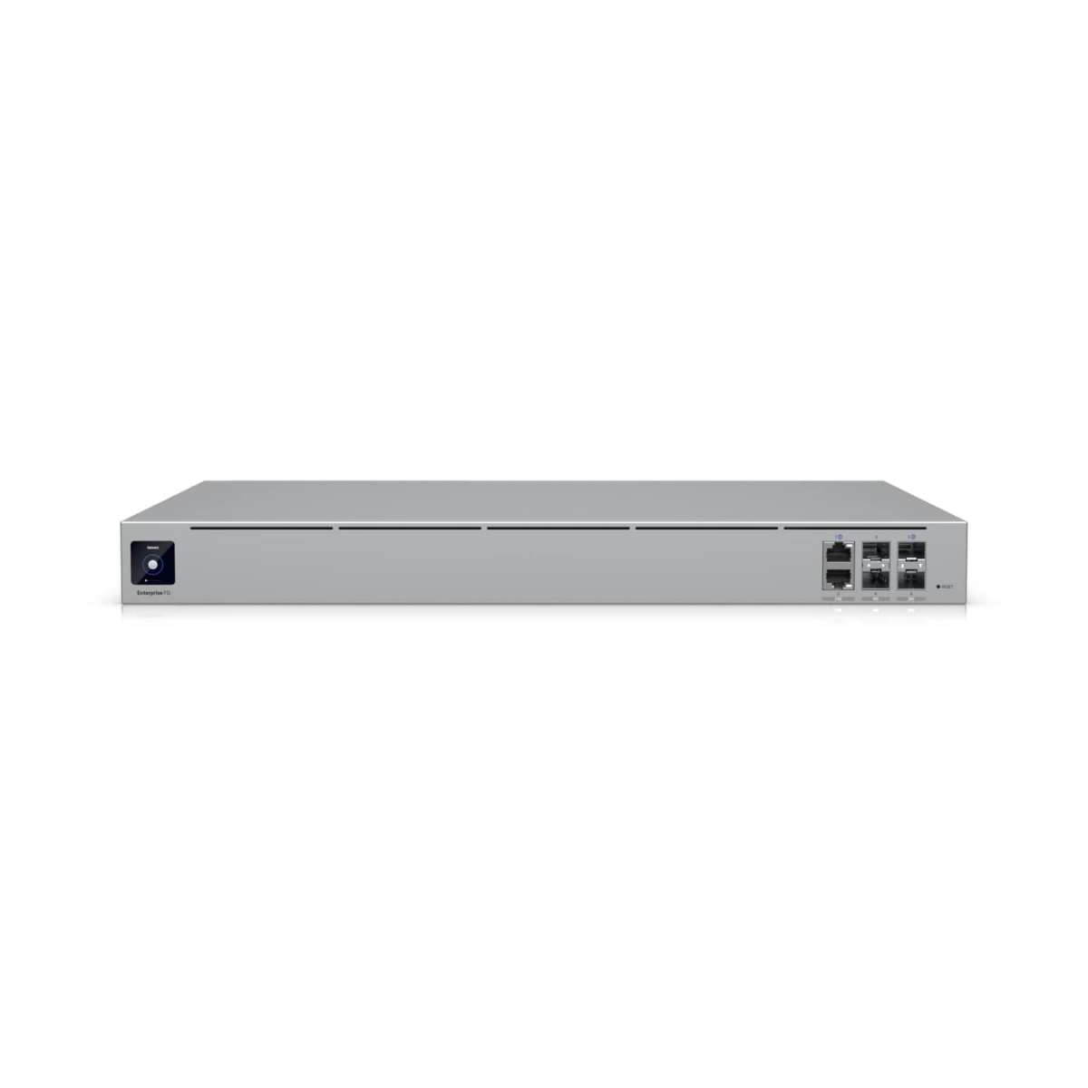 Ubiquiti - EFG-EU - UniFi Enterprise Fortress Gateway, 1U rack, 500+ devices, 5k+ clients, x2 25G SFP28, x2 10G SFP+, x2 2.5 GbE ports, IDS/IPS throughput 12.5 Gbps, AC/DC, internal, all UniFi Applica [EFG-EU]