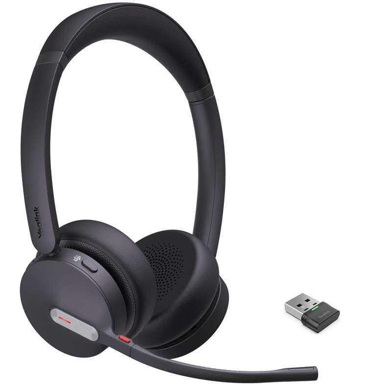 Yealink WH64 Microsoft Teams Certified DECT & Bluetooth Hybrid Wireless Headset. [WH64HybridDualTeams]