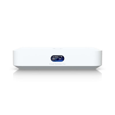 Ubiquiti - UCG-Max-EU- UniFi compact multi-2.5 WAN UniFi Cloud Gateway with Quad-core ARM Cortex-A53 at 1.5 GHz, 4 GB DDR4, LAN x4 1/2.5 Gbe RJ45 ports, WAN x1 1/25 GbE RJ45 port, Manages 30+ UniFi [UCG-Max-EU]