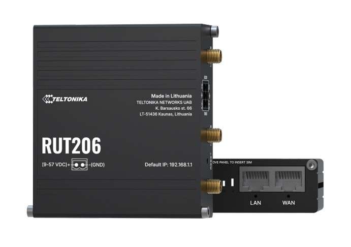 Teltonika - RUT206 router industriale 4G [RUT206]