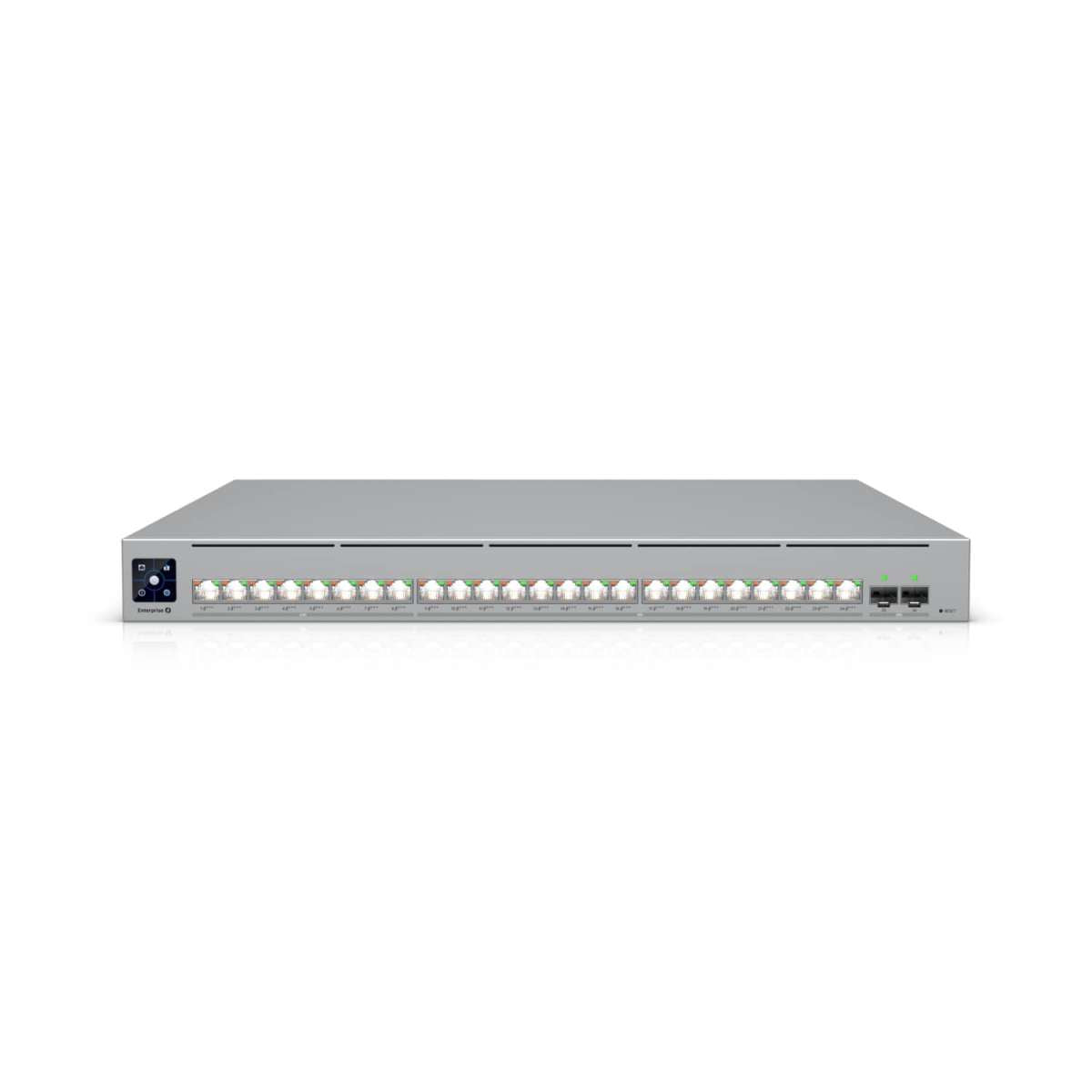 Ubiquiti - ECS-24-PoE-EU - UniFi Layer 3 stackable switch with x16 10 GbE, x8 2.5 GbE, all PoE+++, x2 SFP28 ports, 1050 total PoE availability [ECS-24-PoE-EU]