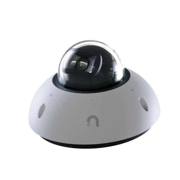 Ubiquiti - UVC-G6-Dome-W - All-weather, vandal-proof 4K PoE camera with a 1/1.8" 8MP image sensor, Multi-TOPS AI Engine, and long-range IR night vision ideal for discreet installations in high-traffic [UVC-G6-Dome-W]