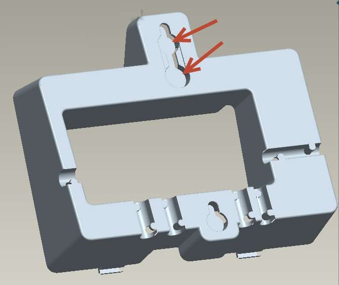 Yealink Wall-mount support per telefoni T33P/T33G/MP52 [WMB-T33G]