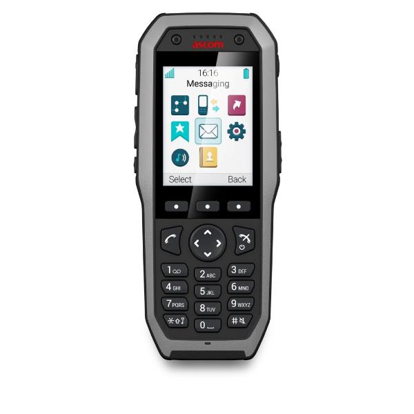 Ascom d83 Protector PC+LF+EXcordless DECT, IP65, ATEX, allarmistica, Pull Cord [DH8-ACAB]