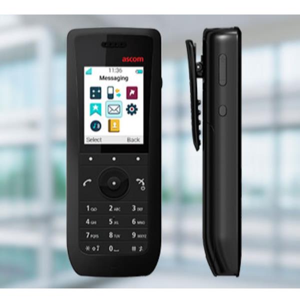 Ascom i63 Talker cordless VoWiFI, display a colori, disinfettabile [WH2-AAAA]