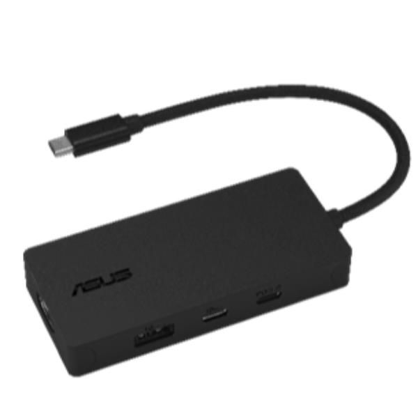 Asus DC110 - 4-in-1 USB-C Docking - HDMI 2.0 - 4K - 100W - PD - Black [90XB0AIN-BDS010]