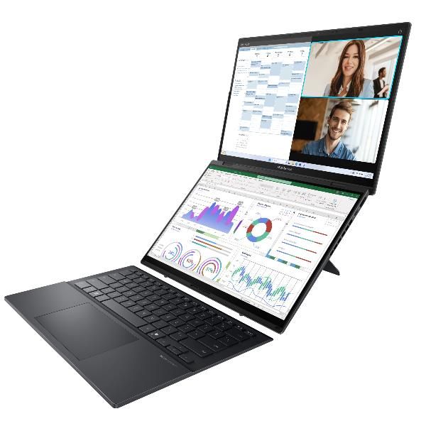 ASUS NB 14" TOUCH ZENBOOK S ULTRA 9 285H 32GB 1T SSD Dual Screen Oled + Soft keyboard + Pen WIN 11 P [UX8406CA-PZ213X]