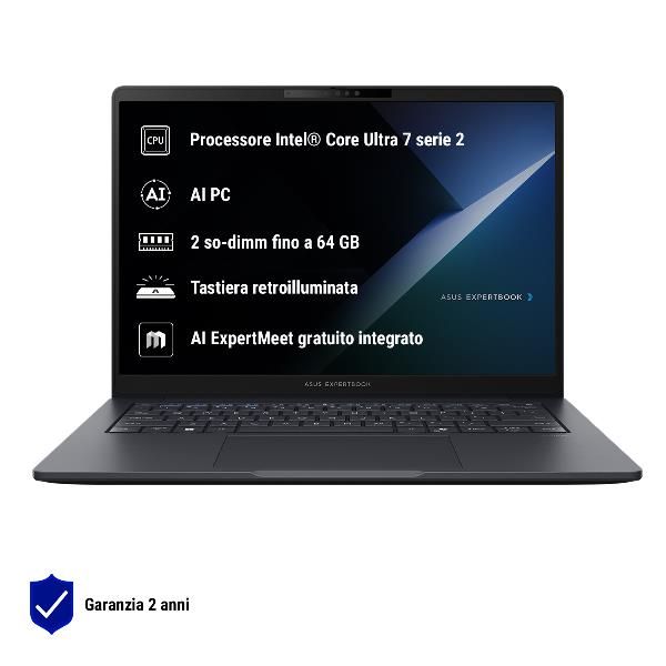 ASUS NB 14" ExpertBook B3 INTEL U7 255H 16GB 512GB SSD WIN 11 PRO [B3405CCA-LY0170X]