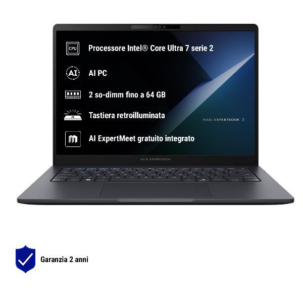 ASUS NB 14" ExpertBook B3 ULTRA 7 255H 16GB 1T SSD WIN 11 PRO [B3405CCA-LY1604X]