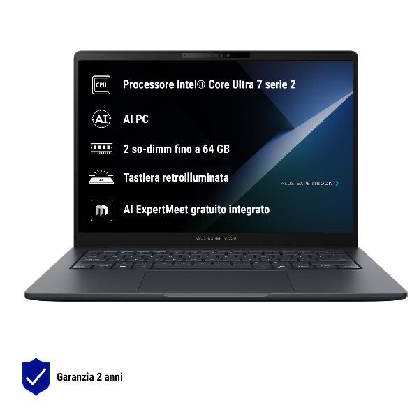 ASUS NB 14" ExpertBook B3 ULTRA 7 255H 16GB 1T SSD WIN 11 PRO [B3405CCA-LY1604X]