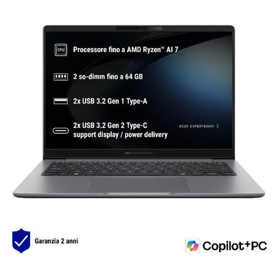 ASUS NB 14" ExpertBook PM3 Ryzen Ai R7-350 16GB 1T SSD WIN 11 PRO [PM3406CKA-NZ0021X]