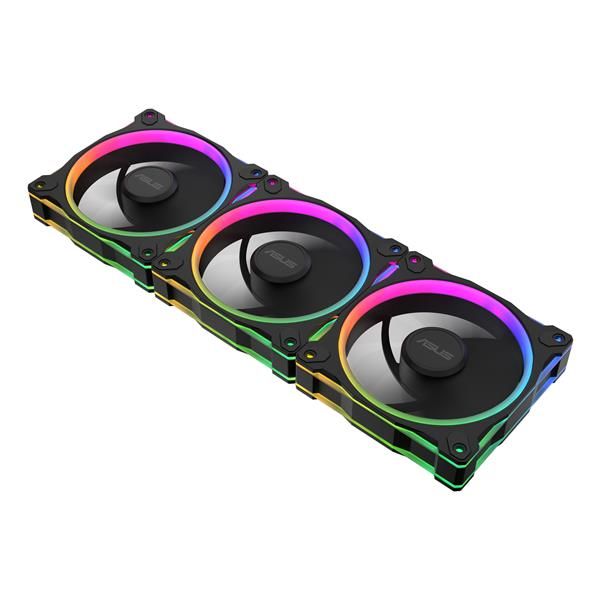 ASUS VENTOLA PRIME MR120 FAN ARGB REVERSE BLACK 3IN1 [90DA00L0-B09020]
