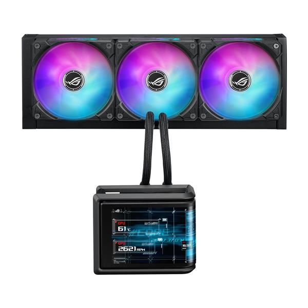 ASUS DISSIPATORE ROG RYUO IV SLC 360 ARGB, AIO SCHERMO AMOLED CURVO [90RC0151-B0EAY0]
