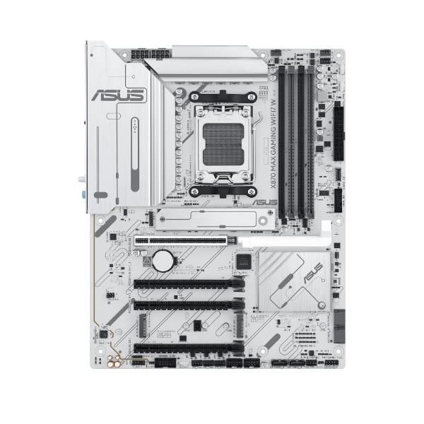ASUS MB AMD X870, X870 MAX GAMING WIFI7 W, AM5,USB4,WIFI7,AURA BIANCA, 90MB1LZ0-M0EAY0 [X870 MAX GAM WIFI7 W]