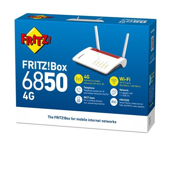 AVM FRITZ!Box 6850 4G, Modem Router Wireless [20003085]