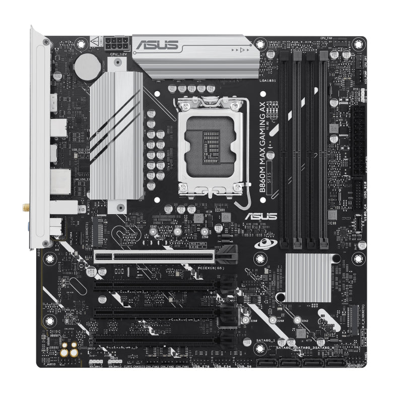 ASUS MB LGA1851,B860,USB20G,WIFI 6,CECT2 [B860M MAX GAMING AX]