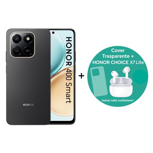 HONOR SMARTPHONE 400 SMART 8 256GB BK+X7 LIT WH+CASE [BNDH400SBX7LC]