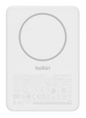 BOOSTCHARGE, SLIM, 5K MAGNETIC 7.5W, WHITE [BPD010HQWH]